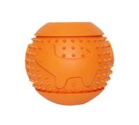 Générique Dog Treat Ball, Interactive Chew Toy, 3.15x3.15in Treat Dispensing Design, Teeth Cleaning Support, Authentic Safe Material for Small Dogs Puppies, Engaging Play, Training
