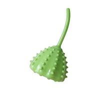 Générique Dog Treat Ball, Puzzle Feeder Toy, Soft Chew Toothbrush, Promotes Slow Feeding, Reduces Stress, 6.5 inches, Green Color, for Puppy Training and Interactive Play