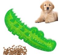 Générique Dog Treat Dispenser Toy, Interactive Chewing Teether, Squeaky Food Puzzle Toy, Bite-Resistant Puppy Enrichment, Sturdy Plaything for Medium and Large Dogs Training Playtime
