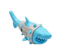 Générique Dog Treat Dispenser Toy, Puppy Chewing Feeder, Bite-Resistant Shark Shape, Slow Feeding Fun, Interactive Plaything for Boredom, Ideal for Garden, Backyard, Playtime