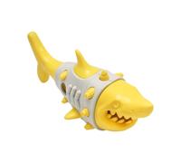 Générique Dog Treat Dispenser Toy, Puppy Chewing Slow Feeder, Bite-Resistant Shark Shape Food Release, Interactive Chew Toy for Garden Play, Backyard Entertainment, Pet Training Fun