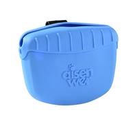Générique Dog Treat Pouch, Pet Training Bag, Snack Carrier with Clip, Hands-Away Waist Belt, Waterproof Interior, and Highly Elastic Material, 4.92x3.35x1.57in