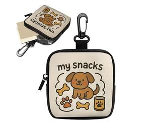 Générique Dog Treat Pouch - Portable Food Storage Dispenser, Durable High-Density Canvas Build, Integrated Quick-Access Structural System, Training Hardware, High-Utility Snack Pouch