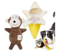 Générique Dog Treat Puzzles, Fruit Shape Dog Nose Work Toy, Funny Plush Dog Toys, Interactive Pet Toys for Indoor Dogs, Engaging Puzzle Toy for Dogs, Challenging Dog Toy for Mental Stimulation