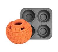 Générique Dog Treat Toy Dispenser - Interactive Feeding Puzzle Toy, Silicone Snack Release Tray System, Mental Stimulation Chewtoy, Treat Enrichment Feeder, Reward Based Activity Ball | Pet Use