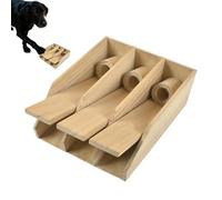 Générique Dog Treat Toy, Piano Keyboard Feeder, Wooden Interactive Dispenser, 8.66x10.63x3.94 inches, Friendly Design for Slow Eating, Indoor Food Puzzle, Training, Playtime Enrichment Use