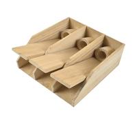 Générique Dog Treat Toy, Piano Keyboard, Wooden Puzzle Treat Dispenser Slow Feeding, Leaking Chewing for Promotes, Slow, Eating, Food, Indoor, Playing, Training 8.66x10.63x3.94 inches