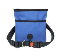 Générique Dog Walking Pouch, Dog Training Treat Bag, Waistband Leakproof Pet Food Dispenser with Poop Storage Integration for Outdoor Adventures Daily Travel, Polyester Blue 6.69x6.69 inches