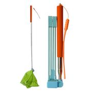 Générique Dog Waste Scooper, Dogs Pooper Scooper, Telescopic Long Handle Cleaning Tool, Handed & Trash Bag Holder, Pet Poop Removal, for All Pets Breed, 8.07x1.77x1.18 inches