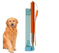 Générique Dog Waste Scoopers, Dogs Pick Up Pooper Scooper, 8.07x1.77x1.18 inches Telescopic Long Handle Cleaning Tools with Trash Bag, Pet Supplies Waste Removal Solution for All Breeds