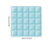 Générique Dogs Cooling Mat, Outdoor Pad, Cat Sleeping Blanket with 15.75x15.75 inches, Scratch-Resistant Mattress for Hot Weather, Living Room, Lawn, Balcony, Car Trip, Park, Beach