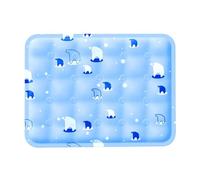 Générique Dogs Cooling Mat, Summer Bed Cool Pad, 23.62x19.69 inches, Large Washable Cushion with Non-Slip Bottom, Ideal for Puppy Crate, Couch, Floor, Kennel, Outdoor Sleeping, Multicolor