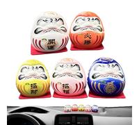 Générique Doll - 5pcs Charm Japonais Traditionnel | Symbole Fait À La Main De La Persévérance Et De La Bonne Fortune | Figurine - Cadeau De Décoration du Bureau À Domicile