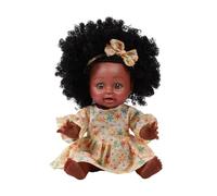 Générique Doll de Simulation - Black African Doll | de Simulation | s de Renaissance Noire Africaine réaliste | des s Douces Qui Ont l'air réelle, Lavable, Jeu de rôle pour Les et Les