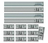 Générique Dollar Bill Banknote, Movie Props Fake Dollars, 5.91x2.44 inches Realistic Educational Simulation Money, Pretend Play Cash Toy for Learning, Games Photo, Shoots Skits, Costumes