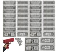 Générique Dollar Bill Banknote, Movie Props Fake Dollars, Realistic Simulation Money Set, Compact Educational Play Tool, Ideal for Pretend Play, Learning Activities, 5.91x2.44 inches