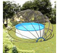 Générique Dôme de Piscine 559x275 cm,Maison & Jardin,Piscine & Spa,Accessoires pour piscines & spas,Bâches de piscines & Tapis de Sol,Transparent,42.48 KG,92798