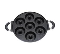 Générique Donut Baking Pan, 7 Hole Aluminum, Non Stick Donut Maker, Baking Maker for Airfryer Oven Bake Cooking Frying Bakers, Breakfast Home Reposteria Kitchen Bakeware Dessert