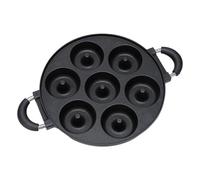 Générique Donut Pans for Baking, 7-Hole Non-Stick Aluminum Donut Maker Pan, for Airfryer, Oven, Bake, Cooking, Frying, Breakfast, Kitchen, Home, Bakeware