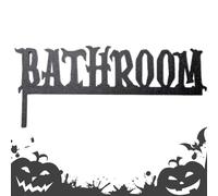 Générique Door Corner Halloween Decoration - PVC Creepy Frame Edge Wall Sign Ornament, Haunted Angle Decor | Stylish Sturdy with Ghostly Detail, Seasonal Accessory for House Furniture Cabinet Room