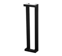 Générique Door Handle, Push Pull Handles, 23.62x5.51x2.76 Inches Double Curved Design with Square Tube Lever, Stainless Steel Finish, Front Entry Grip for Kitchen, Closet, Home, Bedroom, Workplace