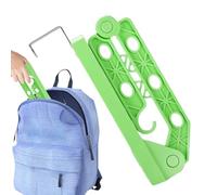 Générique Door Hanger - ABS, 5.9x9.05x8.66in Travel Hanger Foldable Over-Door Hook Tool-Free Installation | Space-Saving Portable Organizer, Doors Hook Rack for RVs, Doors, Bedrooms, Bathrooms