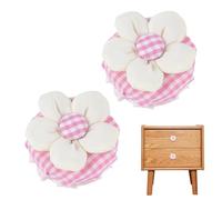 Générique Door Knob Cover - Cloth Flower Design, Children Door Handle Gloves, Non-Slip Covers | Round Knob Protector For Wardrobe, Drawer, Cupboard, Washable, Soft And, Home Safety Accessory