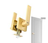 Générique Door Lock with Handle - Inside Mechanism, 1 Piece Seclusion Bolting Kit for Restricted Access, Sturdy Lever Set with Release, Building Supplies, Locking Bar for Offices, Studies
