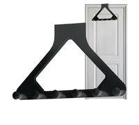 Générique Door Mounted Storage Hanger, Over The Door Organizer Frame, Heavy Load Space Utility Rack, Multi Hook Utility Panel, Versatile Home Storage Solution for Clothing Bags Towels and Accessories