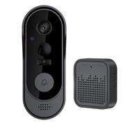 Générique Doorbell Camera Wireless,Wireless Video Doorbell Camera - Motion Detection Monitor Two-Way Talk Cloud Storage for Remote Work Visitor Alerts Apartment Home Storefront