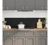 Générique Dosserets de Cuisine 2 pcs Noir 80x50 cm Verre trempé,Arts de la Table & Arts culinaires,Ustensiles & Accessoires de cuisine-3315799