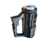 Générique Double Capacity Beer Can Holder, Insulated Beverage Storage, 6.3 inch Portable Sleeve with Rugged Build, Heat Shielded Polymer, Cooling Device with Slot Style Holder for Camping Beach