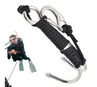 Générique Double Crochet de plongée, Crochets de plongée souterraine, Reef Hooks Crochet de à Double Crochet, Équipement de sécurité avec Joint torique pour la Photographie sous-Marine, la soute