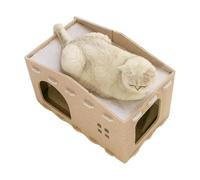 Générique Double Layer Cat Bed | Multi Kitten Cat House | Pet Hideaway Condo, Scratching Pet House, Cozy Cat, Cat Bed, Cat Scratcher Condo, Cat Furniture for Small Spaces