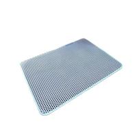 Générique Double Layer Cat Litter Mat Waterproof Toilet Rug Tray Sandboxes for Carpet Accessories(Blue,60X90CM)