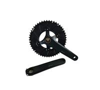 Générique Double Plateau Couronne 50-34 Dents 11/12s vélo de Route avec pédalier pignon intégré Creux 165/170mm(Crank GOLDIX52-36T,165mm)