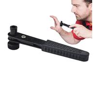 Générique Double RatchetWrench - Silver Drive Socket Ratchet, Multifunctional Spanner Tool | Carpentry Construction Repair, Home Improvement Auto Wrench, Household Ratcheting Spanner, Repair Ratchet