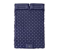 Générique Double Sleeping Pad, Inflatable Camping Mat, 74.8x47.24x1.97 inches Built-in Pillows Sleeping Gear, Lightweight Compact Air Mattress for Backpacking Tent, Hiking, Travel Comfort