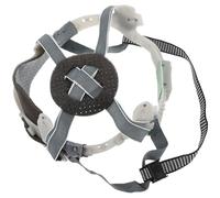 Générique Doublure Suspendre de Casque de Chantier Remplaçable en Plastique et Tissu, Design 4 Points Robuste pour Sécurité Optimale sur Site de Construction