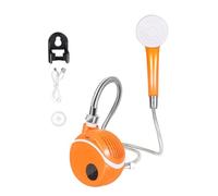 Générique Douche de Camping Portable,Douche Portable Extérieur avec Pompe Rechargeable - Pompe de Poche Étanche pour Voyage, Camping-Car, Lavage d'animaux et Activités en Plein Air