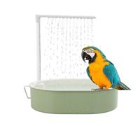 Générique Douchette Oiseau | Bain à d'eau Automatique | avec Pompe, Eau Courante, Bain des Oiseaux De Compagnie Cockatiel Conure Patio Sol Cage Animaux de Compagnie Petits et Moyens
