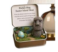 Générique Doudou de Pâques - Mignonne Miniature sous Boîte Idéal Cadeau - Jouet d'Encouragement avec Une Carte - pour l'Affirmation Entre Amis la Garniture de Panier de Pâques et la Fête