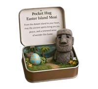 Générique Doudou de Pâques,Mini Mignonne dans Un Coffret | Un Jouet d'Inspiration avec Une Carte,pour Remplir Les Paniers de Pâques en Famille