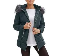 Générique Doudoune Femme Hiver Manteau Court Veste Femme Chic Et Elegant Sweat a Capuche Femme Manteau D'extérieur Imperméable
