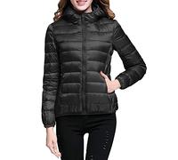 Générique Doudoune Femme Veste Matelassée - Courte Manteau Mi Saison Doudoune Legere Hiver Pliable Blouson Capuche Anorak Légère