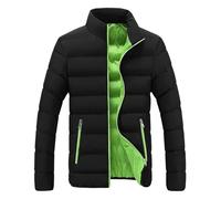 Générique Doudoune Homme Hiver Chaude Duvet Plume et Légère Zipper Blouson Manteau épais Veste épaissir Slim Manteau Doublure Sherpa Hiver Veste Matelassée Jacket Décontractée Duvet Outerwear Hommes