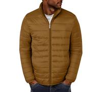 Générique Doudoune Homme Legere Chaude Hiver Veste Chic Col Mao Manteaux Hommes Court Décontractée Blousons capuche Zippée Doublure Sherpa D'hiver avce Poches Automne Jacket Décontractée Couleur Unie