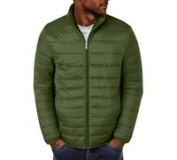 Générique Doudoune Homme Legere Chaude Hiver Veste Chic Col Mao Manteaux Hommes Court Décontractée Blousons capuche Zippée Doublure Sherpa D'hiver avce Poches Automne Jacket Décontractée Couleur Unie