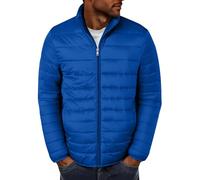 Générique Doudoune Homme Legere Chaude Hiver Veste Chic Col Mao Manteaux Hommes Court Décontractée Blousons capuche Zippée Doublure Sherpa D'hiver avce Poches Automne Jacket Décontractée Couleur Unie