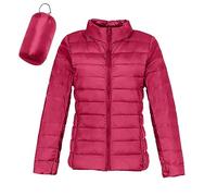 Générique Doudoune Légère a Capuche Femme Duvet Veste Doudoune à Capuche Courte Manteau Doudoune Matelassée Pliable Blouson Doudounes Legeres Courtes Mi Saison Hiver